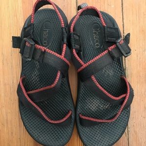 Red-Orange Chaco Sandals